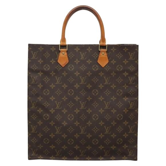 LOUIS VUITTON Monogram Sac Plat Hand Bag M51140 - Picture 3 of 12